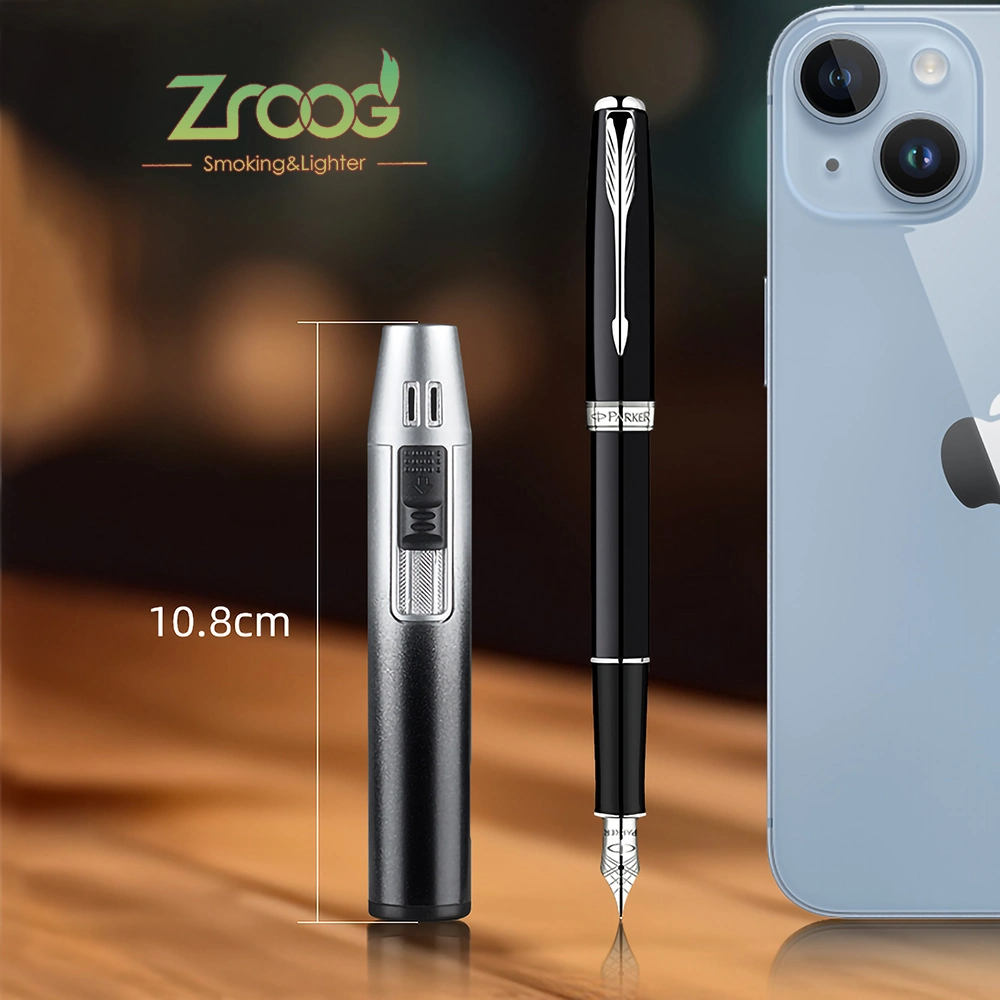 Cool Gadgets Encendedor Refillable Butane Gas Torch Jet Cigarette Lighter for Smoking