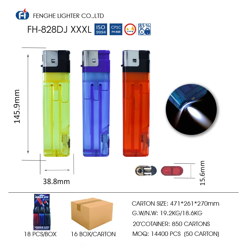 Custom Big Cigar Jet Lighter Torch Electronic of BBQ Lighter