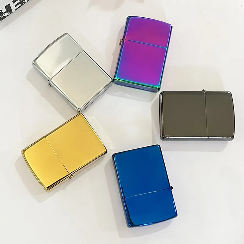 Custom Logo Sublimation Blank Metal Lighter Printing Coated Blank Lighters Heat Press Printing White Lighter