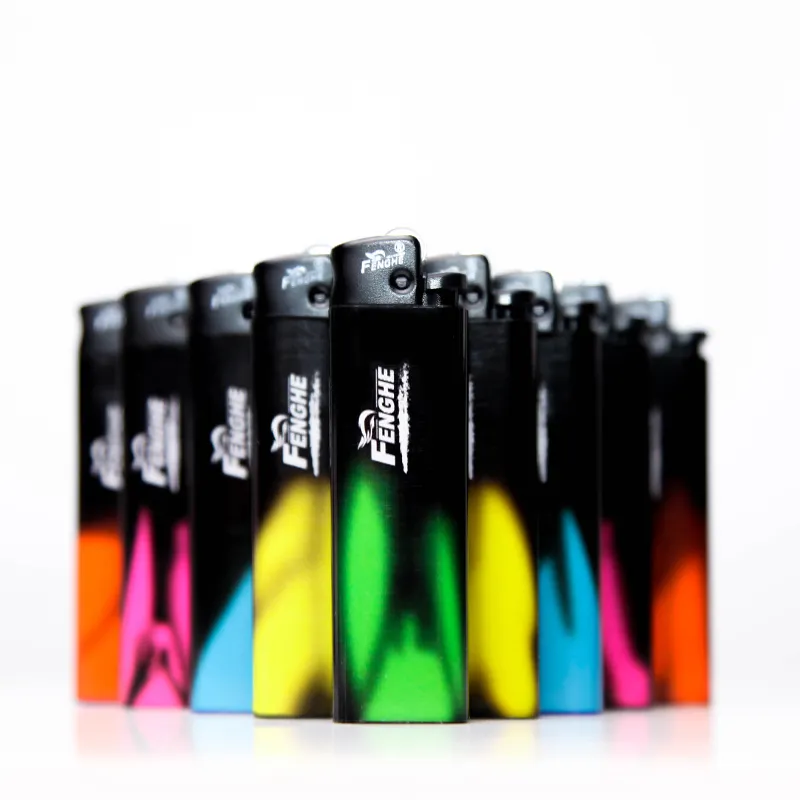 Customizable Middle Eastern Style Pattern Wrapped Paper Lighter Refillable and Cheap From Chinese Factory for Cigarette Usage