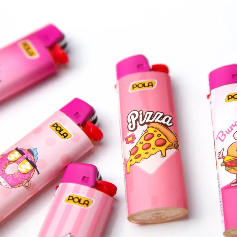 Customized Windproof Disposable Electronic Inflatable Torch Lighter Rubber Coated Paper Lighter