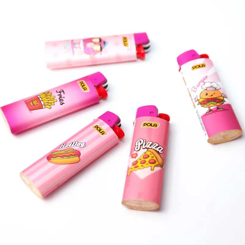 Customized Windproof Disposable Electronic Inflatable Torch Lighter Rubber Coated Paper Lighter