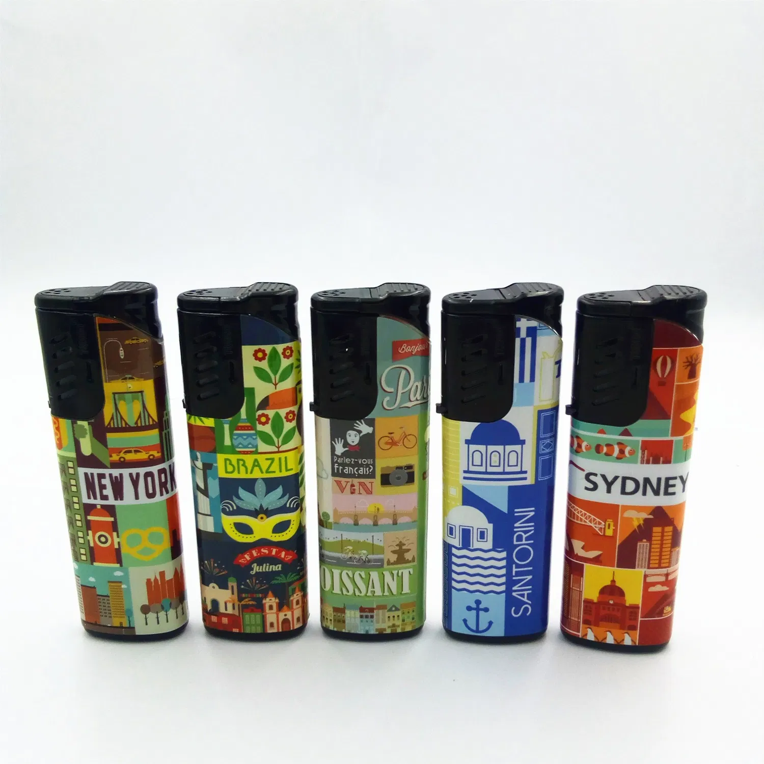 Dongyi High Quality Windproof Gas Lighter EUR Standard ISO99994 Dy-F001