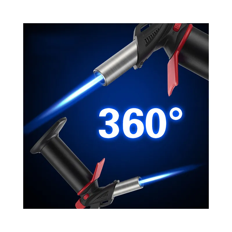 Gas Lighters Butane Torch Smoking Cigar Logo Accessories Portable Flame Welding Custom Other and Digital Double Kitchen Torch Lighter