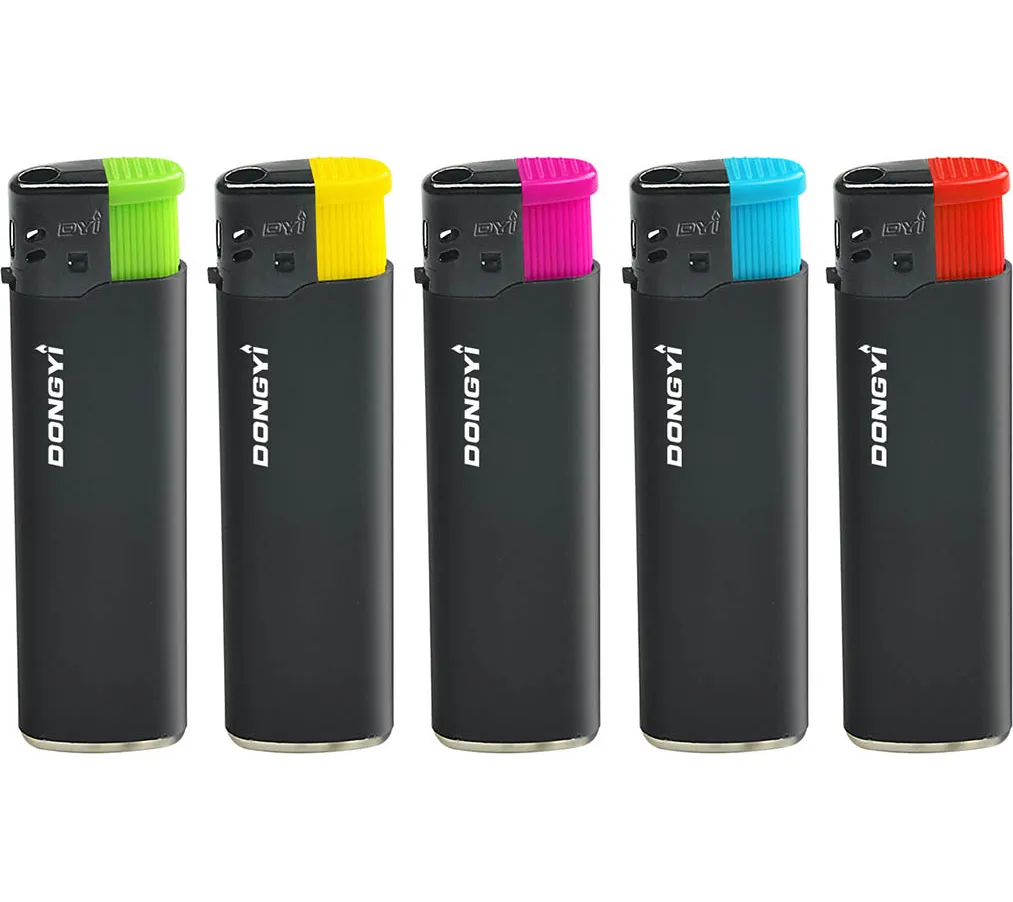 High Quality POM Material New Latest Candle Lighter Big Printing Space Gas Cigarette Custom Plastic Disposable Lighte