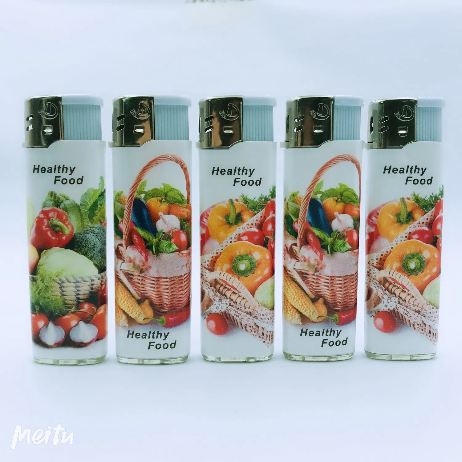 High Quality POM Material New Latest Candle Lighter Big Printing Space Gas Cigarette Custom Plastic Disposable Lighte