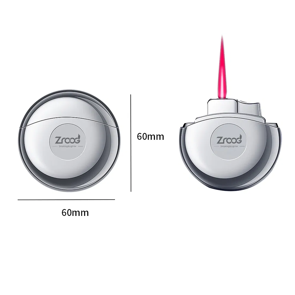 Lighters Industrial Minimalist Torch Open Flame Red Classic Modern Custom Lighter