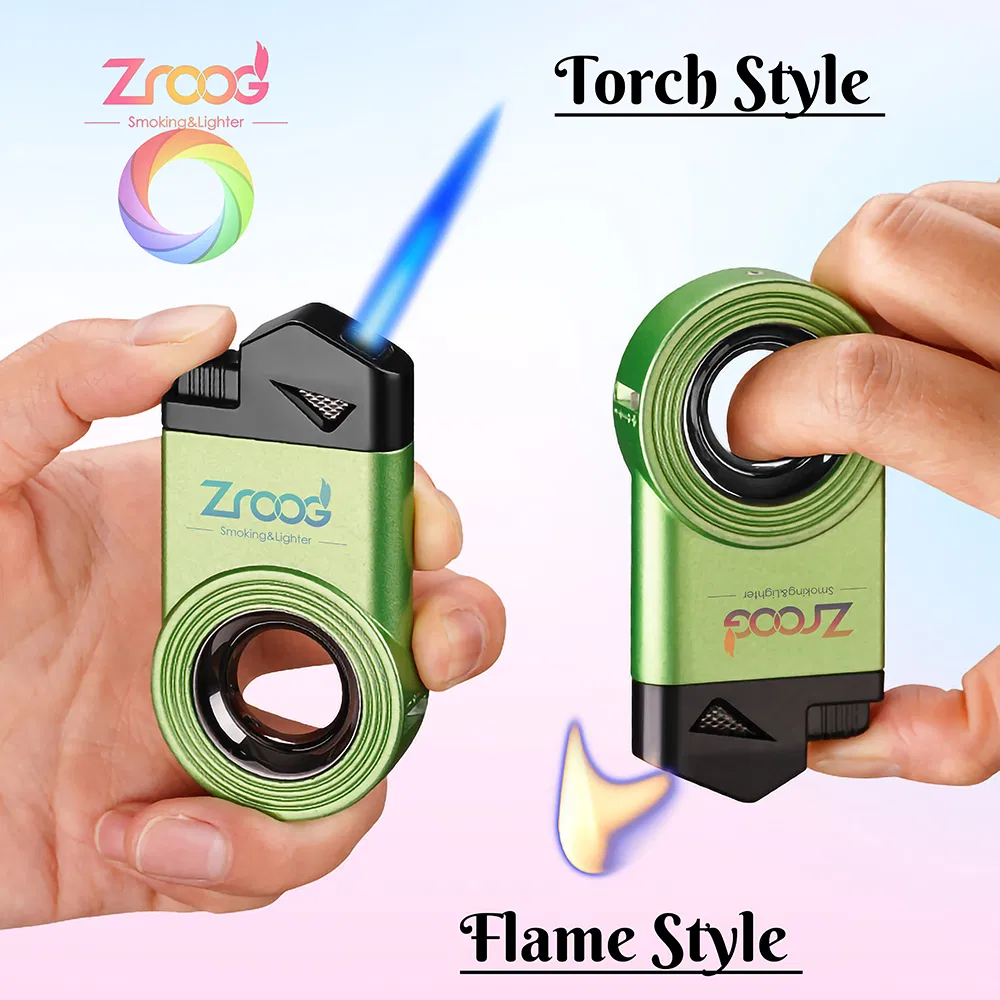 New Products Custom Jet Flame Windproof Lighter Torch Gas Cigarette Smoking Lighter