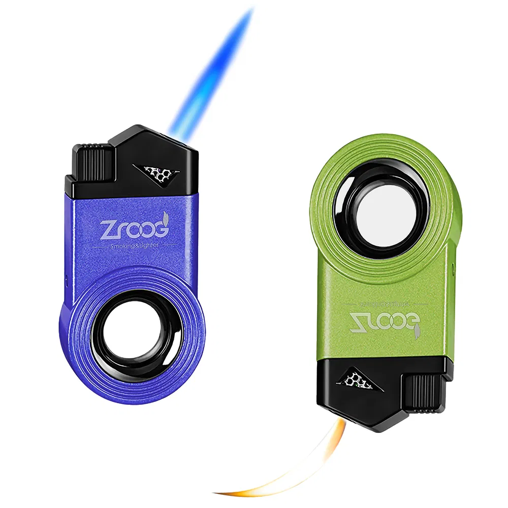 New Products Custom Jet Flame Windproof Lighter Torch Gas Cigarette Smoking Lighter