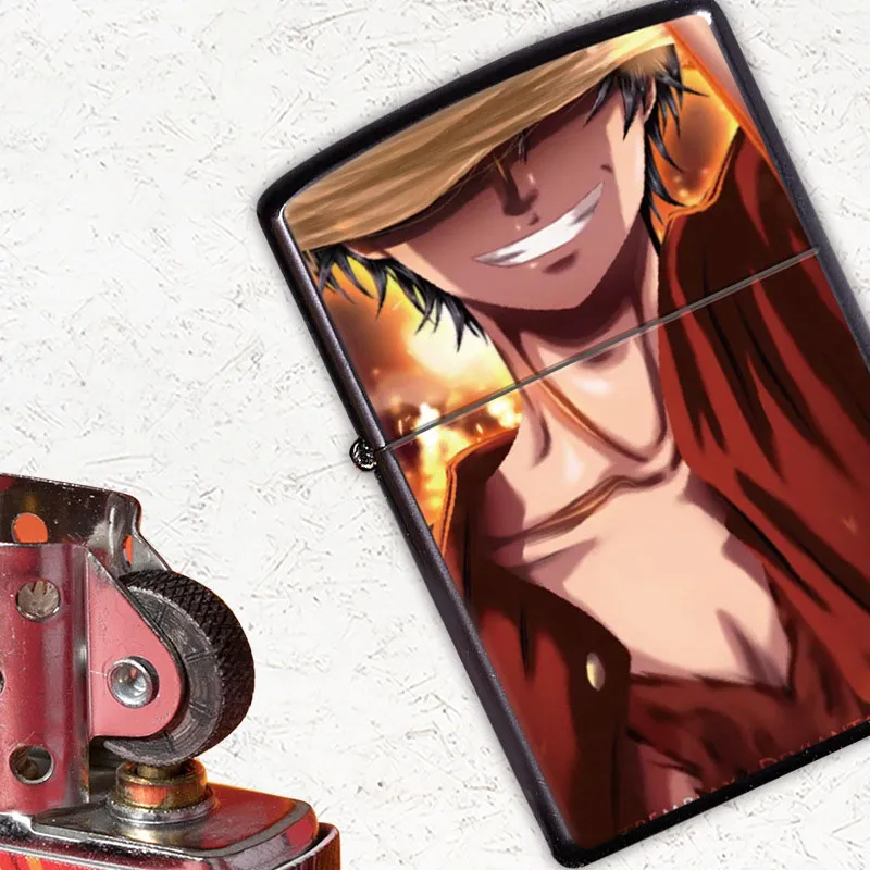 One Piece High Quality Cheap Refillable Windproof Lighters with Custom Logo Pattern Traditional Kerosene Cigarette Lighter