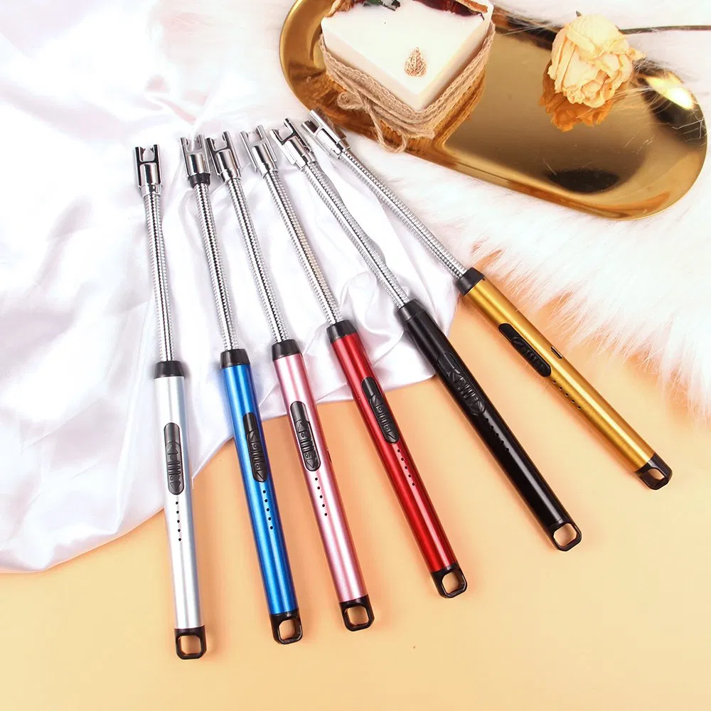 Online Flame Adjustable USB Lighter Outdoor Portable Jet Lighters New Arc Plasma Lighter