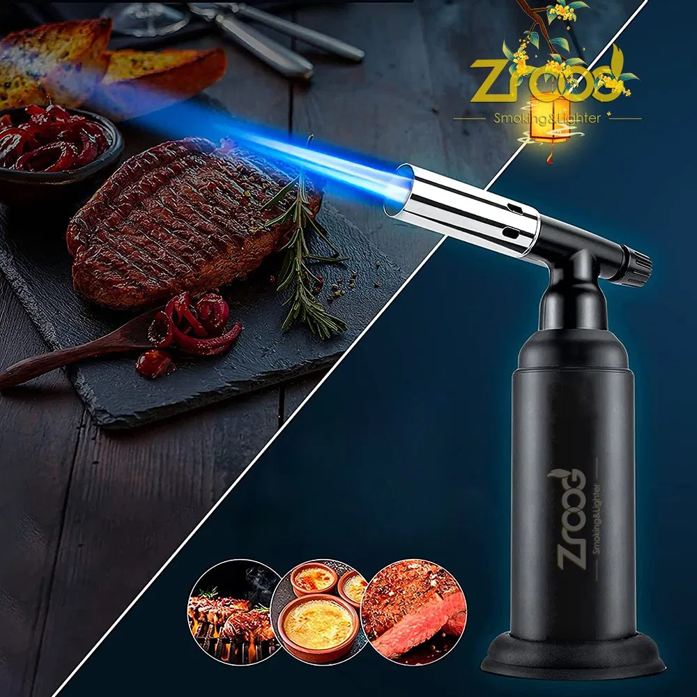 Premium Cigarette Smoke Flame Gun Torch Blow Lighters Custom Windproof
