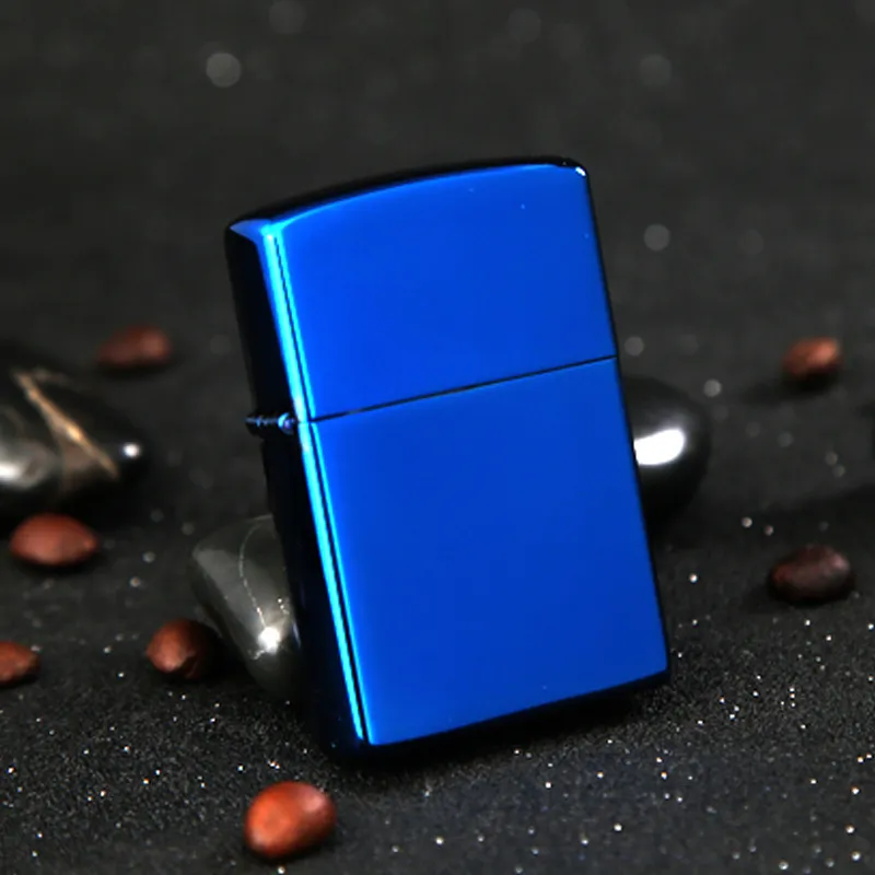 Promotional High Quality Custom Logo Windproof Flint Zinc Alloy Oil Lighter