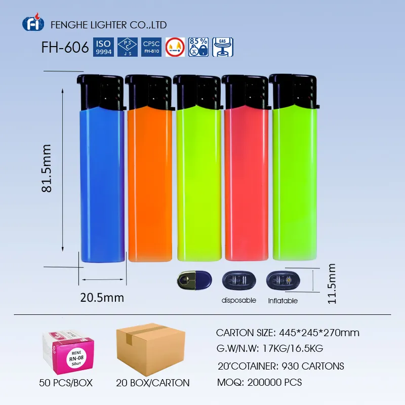 Refillable Classic Small Electronic Disposable Advertisement Gift Pocket Lighter of Custom Logo Lighters